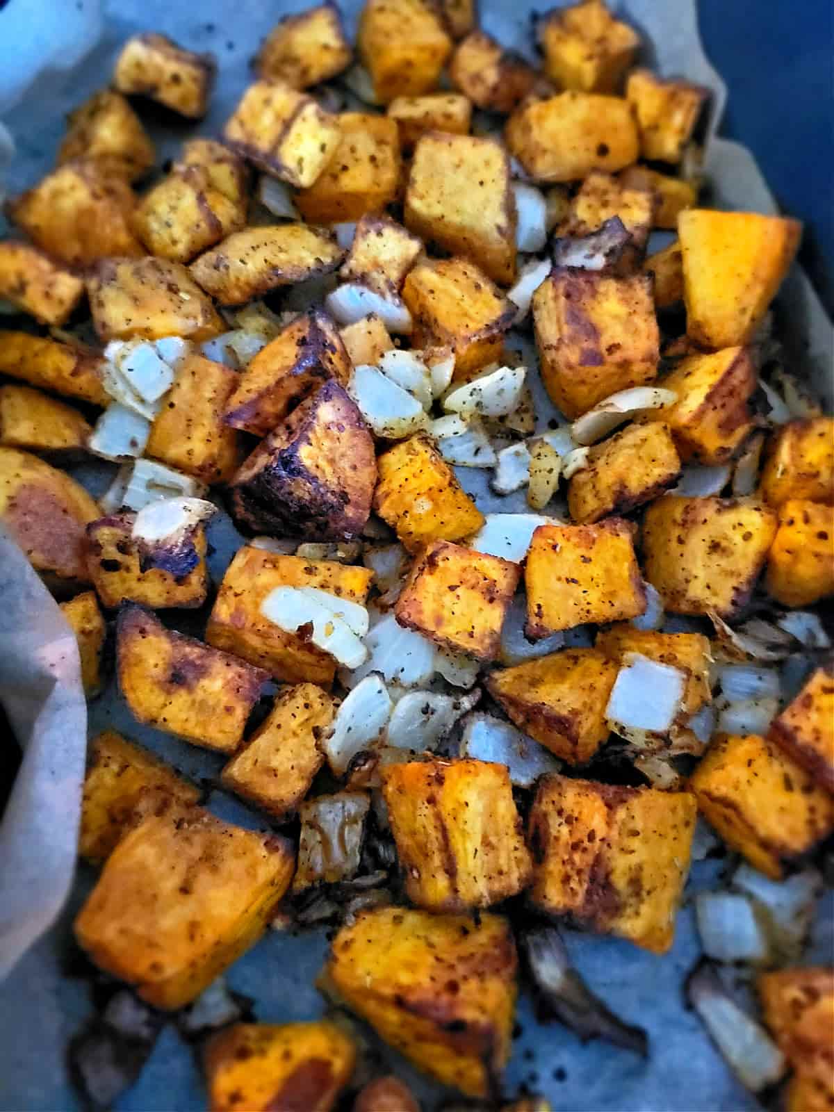 sweet potato cubes in air fryer