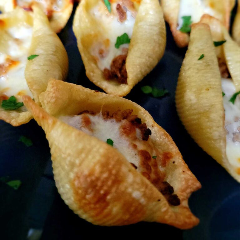 Air Fryer Taco Stuffed Shells